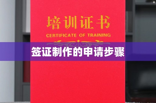 乌审旗签证制作的申请步骤