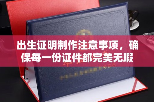 乌审旗出生证明制作注意事项，确保每一份证件都完美无瑕