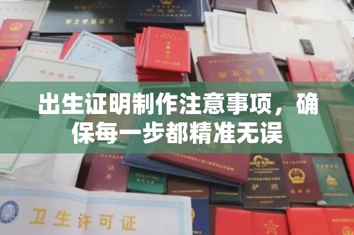 乌审旗出生证明制作注意事项，确保每一步都精准无误